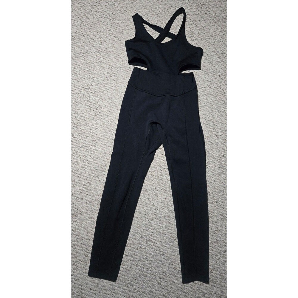 FP Movement Back It Up Onesie Jumpsuit Black Women's XS